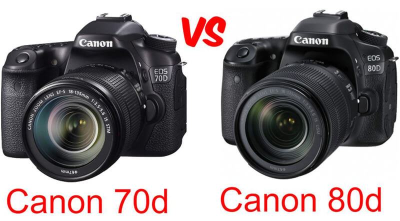 Canon 70D Vs 80D
