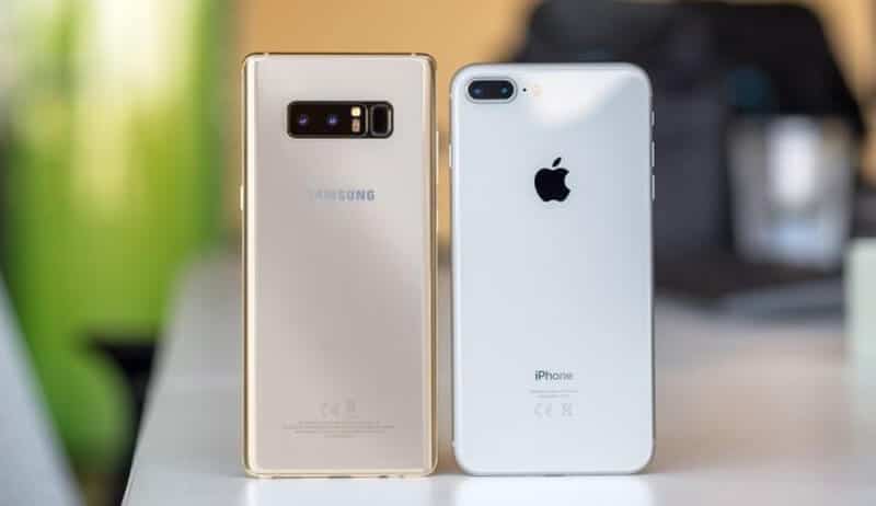 Apple iPhone 8 Plus vs Samsung Galaxy Notes 8 Camera