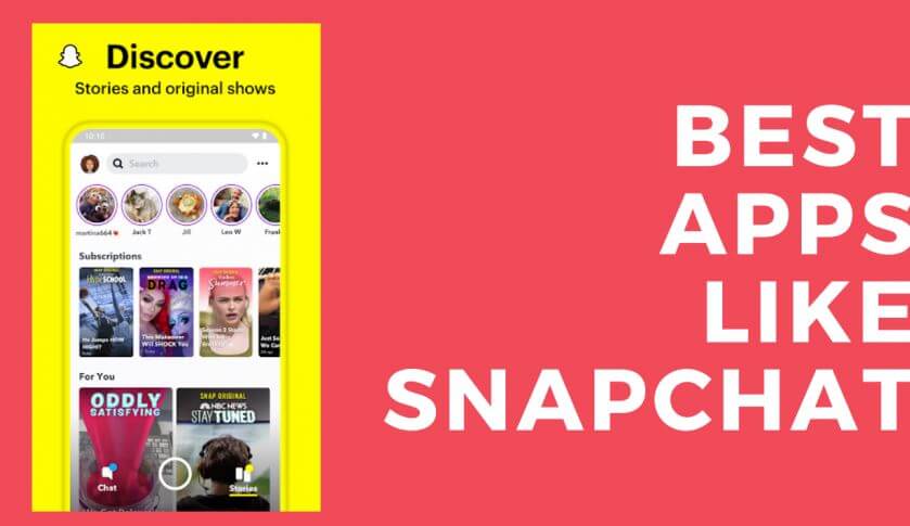 Best Apps Like Snapchat Reviews In 2020 [TOP 18 CHOICES]