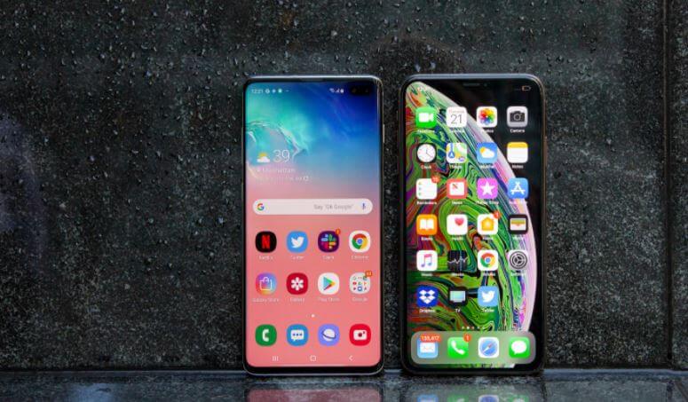 Comparing iPhone XS Max vs Samsung Galaxy S10 Plus