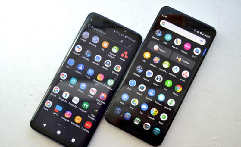 Google's Pixel 3 vs Samsung S9 Comparison