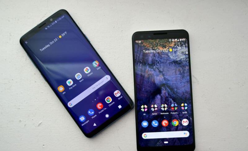 Google's Pixel 3 vs Samsung S9