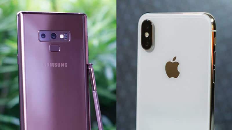 Samsung Galaxy Notes 9 vs Apple iPhone X Camera