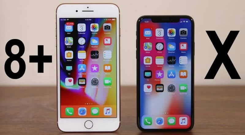 iPhone 8 Plus vs iPhone X Comparison