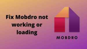 mobdro not working