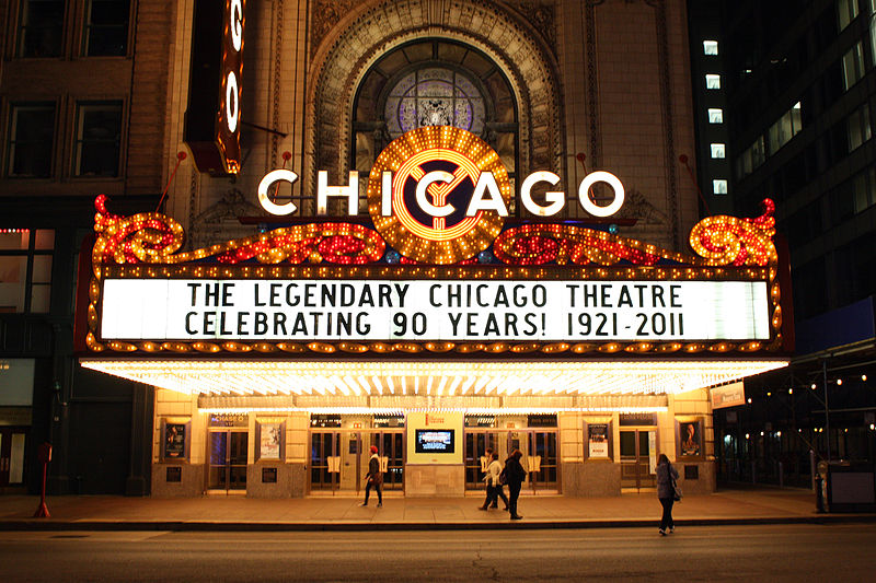 Broadway show at Chicago Theatre